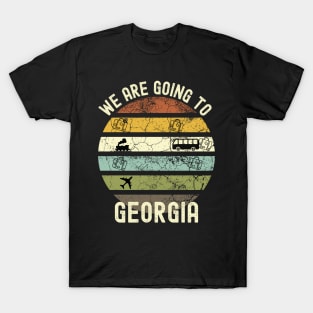 We Are Going To Georgia, Family Trip To Georgia, Road Trip to Georgia, Holiday Trip to Georgia, Family Reunion in Georgia, Holidays in T-Shirt